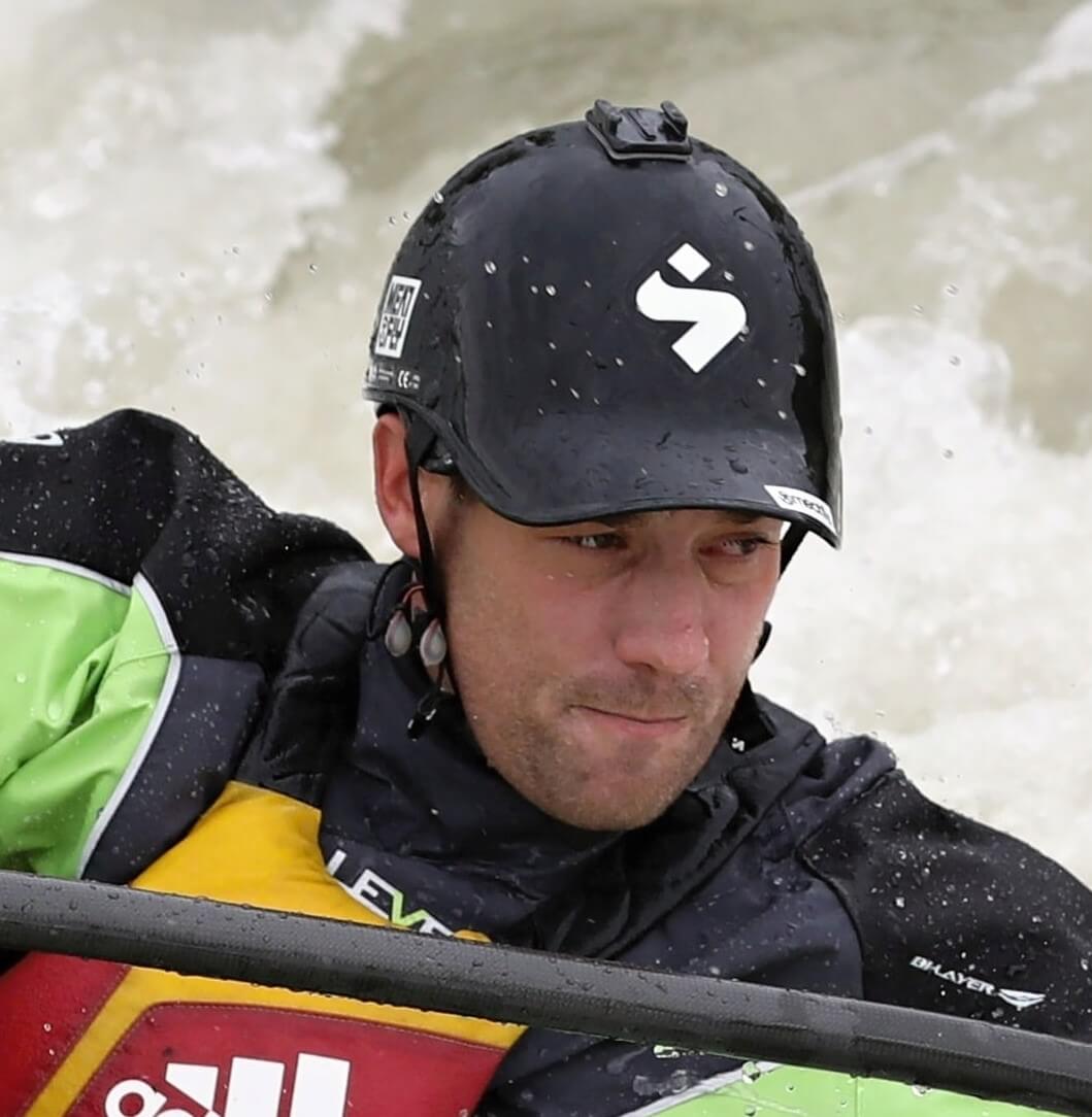 white water man-kayaker